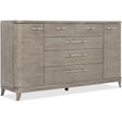 Affinity Transitional Server Greige Oak with 5 Drawers – Hooker Furniture