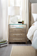 Affinity Three - Drawer Nightstand | Hooker - 6050 - 90016 - GRY - Home Elegance USA - 2