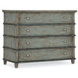 Alfresco Costiere Chest Normandy Blue Decorative Storage | Hooker