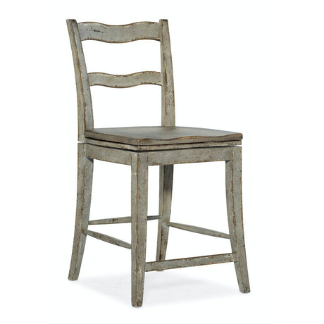 Alfresco La Riva Ladder Back Swivel Counter Stool | Hooker | Home Elegance USA