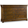 Archivist Nine-Drawer Dresser Soft Casual Pecan – Hooker Furniture