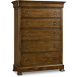 Hooker Furniture Archivist Six-Drawer Chest – Traditional Bedroom Highboy in Soft Casual Pecan