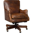 Barker Executive Swivel Tilt Chair in Imperial Empire Leather – Hooker Furniture