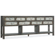 Beaumont Console 9-Drawer in French Press Finish – Hooker Furniture
