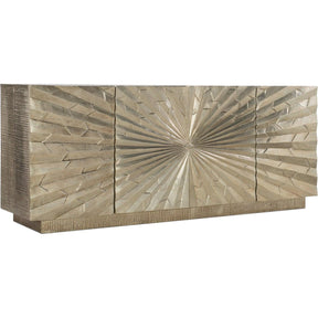 Big Bang 78-inch Entertainment Console in Silver Foil – Hooker Furniture
