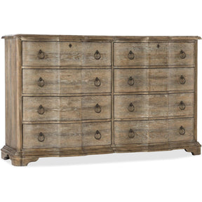 Boheme Adante Eight-Drawer Dresser Antique Milk Paint – Hooker Furniture