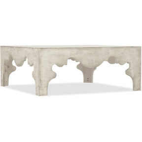 Boheme Flanders Square Cocktail Table White on Linen | Hooker