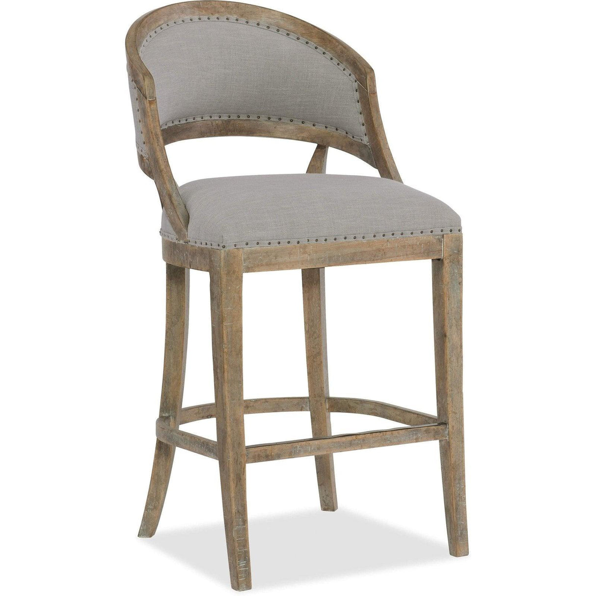 Hooker Furniture Boheme Garnier Barrel Back Bar Stool