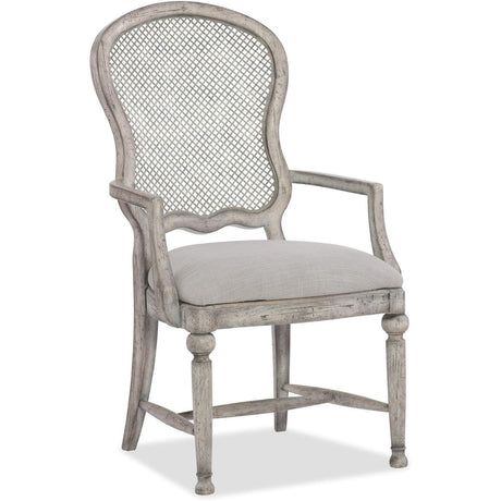 Boheme Gaston Metal Back Arm Chair | Hooker | Home Elegance USA