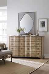 Boheme Nourmand Linen Wrapped Mirror | Hooker | Home Elegance USA