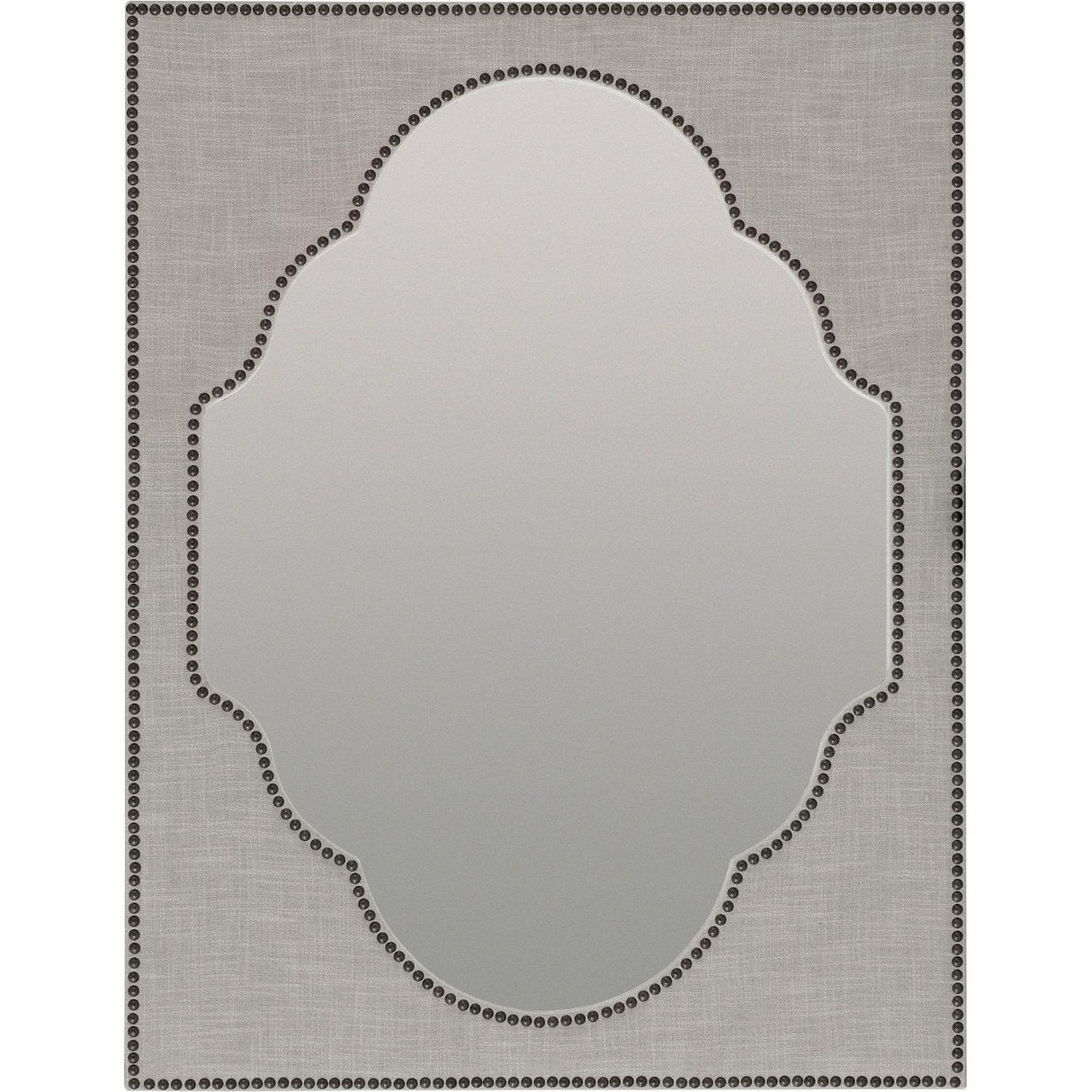 Boheme Nourmand Linen Wrapped Mirror | Hooker | Home Elegance USA