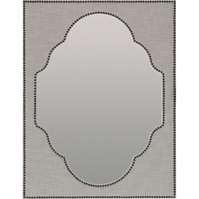 Boheme Nourmand Linen Wrapped Mirror | Hooker | Home Elegance USA