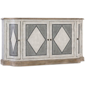 Boheme Saint Germain Server Whitewash & Blue – Hooker Furniture