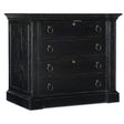 Bristowe Lateral File Pecan Veneer in Tuxedo Black Finish – Hooker Furniture