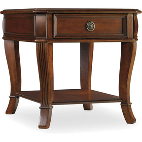 Brookhaven End Table Distressed Cherry – Hooker Furniture