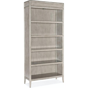 Burnham Bookcase Alder Veneers in Grey Mink Light Wood – Hooker Furniture
