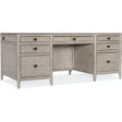Executive Desk Burnham 72" Grey Mink Alder Veneer - Hooker Furniture