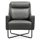 Hooker Furniture Cc Efron Club Chair W/ Black Metal Base