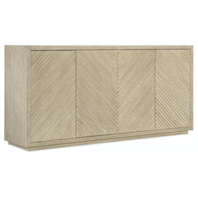 Cascade Taupe Credenza with Reeded Doors – Hooker Furniture