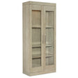 Cascade Display Cabinet Terrain Light Wood | Hooker