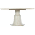 Cascade 60-Inch Round Pedestal Dining Table Taupe Oak – Hooker Furniture