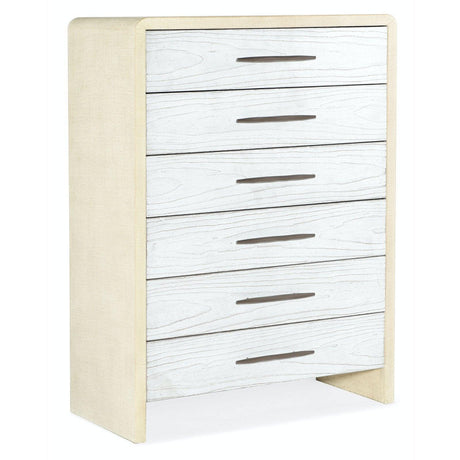 Hooker Furniture Cascade Six-Drawer Chest In Cream