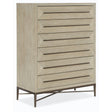 Cascade Six-Drawer Chest Terrain Light Wood Bedroom Storage | Hooker
