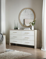 Hooker Furniture Cascade Six-Drawer Dresser In Cream