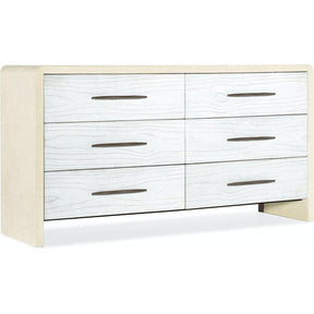 Cascade Six-Drawer Dresser in Two-Tone Finish – Hooker Furniture