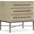 Cascade Three-Drawer Modern Nightstand | Hooker