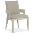 Cascade Upholstered Arm Chair Gesso Finish – Hooker Furniture