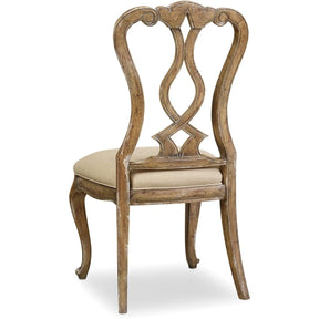 Chatelet Splatback Side Chair Caramel Froth – Hooker Furniture
