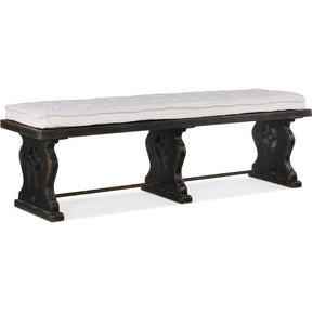 Ciao Bella Bench Distressed Black Bedroom Bench – Hooker Furniture