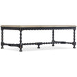 Ciao Bella Rectangle Cocktail Table Flaky White & Black | Hooker
