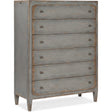 Ciao Bella 6-Drawer Chest with Pull-Out Garment Rods | Hooker Furniture