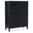 Ciao Bella 6-Drawer Chest with Pull-Out Garment Rods | Hooker Furniture