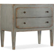 Ciao Bella Two-Drawer Nightstand Speckled Gray – Hooker Furniture