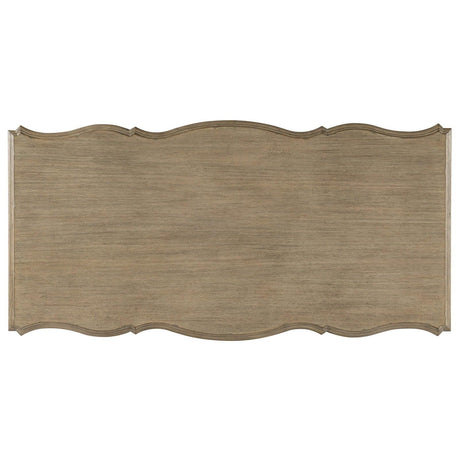Corsica Executive Desk 73.25-Inch Acacia Veneer Light Wood - Hooker Furniture