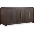 Curata Midnight Buffet Credenza with Brass Pulls – Hooker Furniture