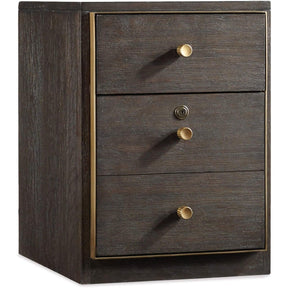 Curata Mobile File Cabinet in Midnight Finish – Hooker Furniture