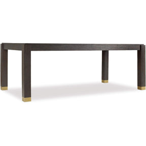 Curata 82-Inch Rectangle Dining Table in Midnight Oak – Hooker Furniture