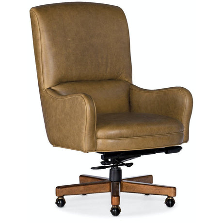 Hooker Furniture Ec Dayton Executive Swivel Tilt Chair W/ Metal Base