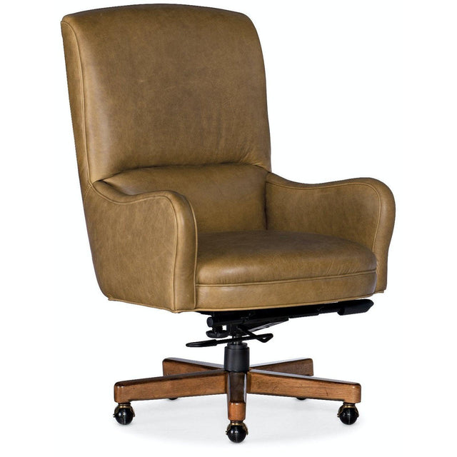 Hooker Furniture Ec Dayton Executive Swivel Tilt Chair W/ Metal Base