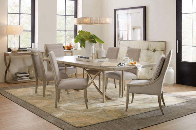 Elixir 80-Inch Rectangular Dining Table in Gray Beige Walnut – Hooker Furniture