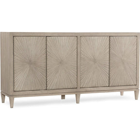 Elixir Buffet Starburst Walnut Light Wood Cabinet – Hooker Furniture