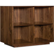 Elon Bunching Short Bookcase in Walnut Veneers Medium Wood Finish – Hooker Furniture