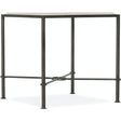 Melange Square Marble End Table Charcoal & Beige – Hooker Furniture