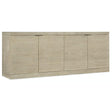 Cascade Credenza TV Stand Terrain Taupe Oak – Hooker Furniture