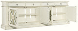 Hooker Furniture Sanctuary Grand Premier Entertainment Console Blanc