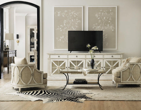 Hooker Furniture Sanctuary Grand Premier Entertainment Console Blanc